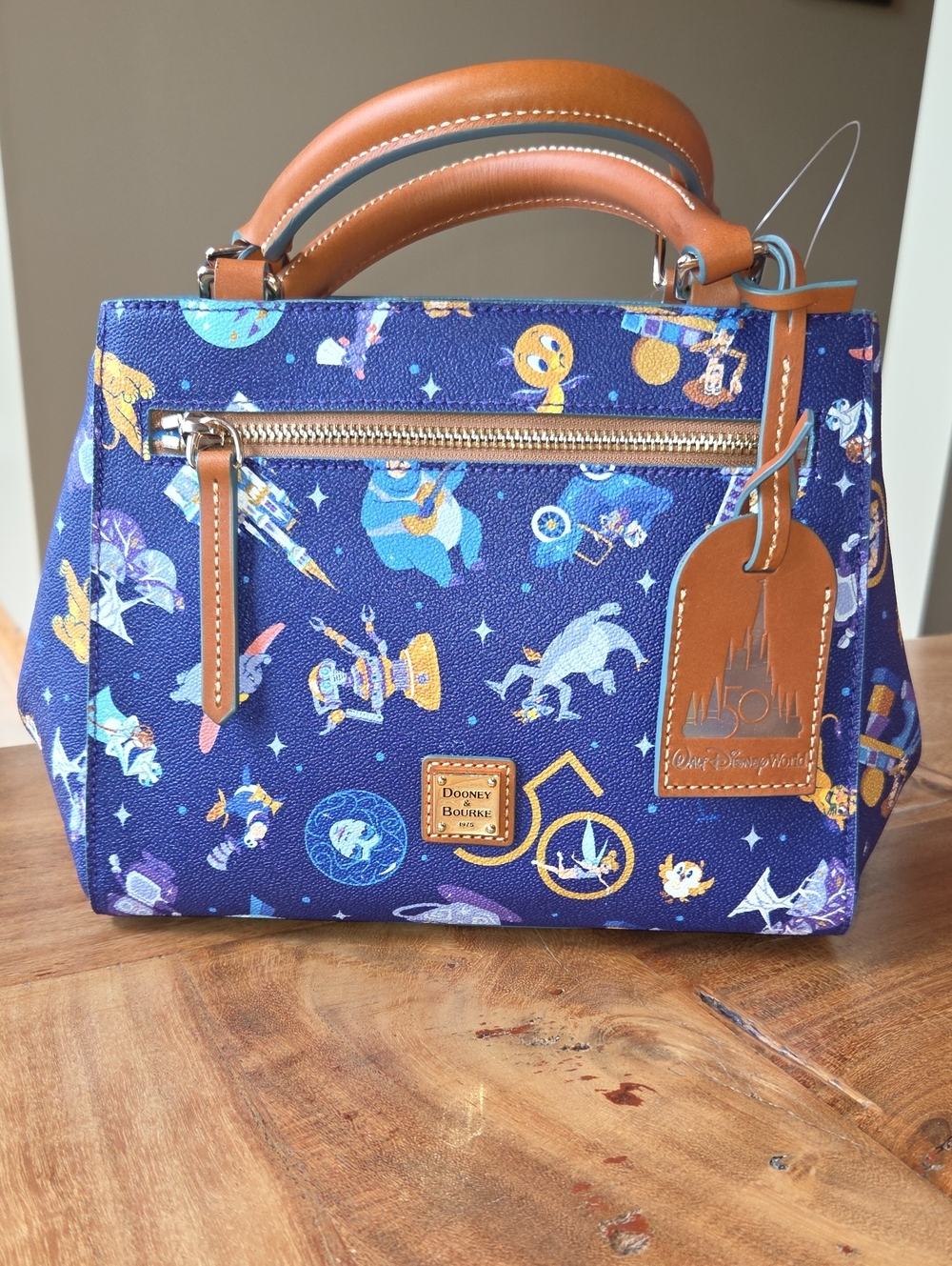 Dooney & Bourke Walt Disney World Disney 50th Anniversary Satchel
